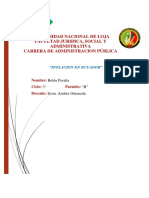 Inflación y PIB Ecuador 1999-2018