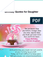 Birthday Wishes For Baby Girl & Birthday Quotes For Daughter