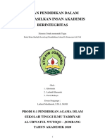 Makalah Peran Pendidikan Dalam Menghasilkan Insan Akademis Berintegritas