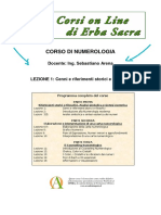 Corso Di Numerologia - Upd