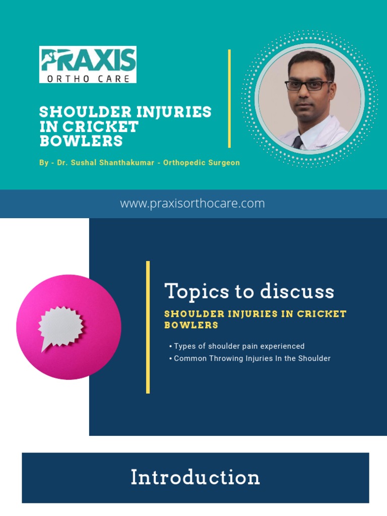 Shoulder Injuries in Cricket Bowlers-Best Sports ...