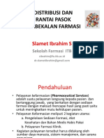 Distribusi Dan Rantai Pasok Perbekalan Farmasi