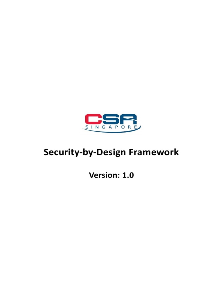 Security by Design Framework PDF | PDF | Risk Management | Computer ...