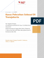 Anotasi Putusan Perkara Pelecehan Seksual Di TransJakarta