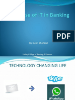 Use of IT in Banking