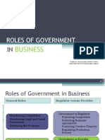 Roles of Government in Business1214