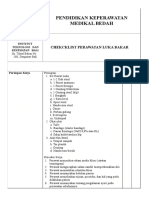 Chekclist PERAWATAN LUKA BAKAR.doc