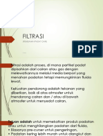 FILTRASI PRINSIP DAN TIPE