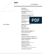 Notice Lave Vaisselle LTF 11M116