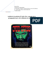 Análisis de La Película El Judío Süss - Ejemplo de La Propaganda Nazi y de La Difusión de Estereotipos