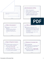 Econometrics Slides