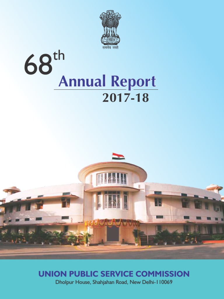 68rh AnnualReport 2017 18engl160719 PDF | PDF | Civil Service 