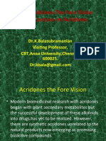 Acridones The Fore Vision