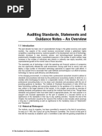 1 Auditing Standards, Statements and Guidance Notes - An Overview PDF