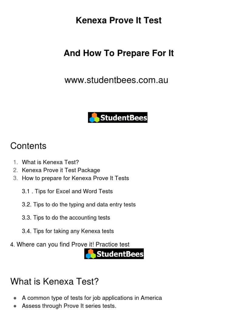 KENEXA PROVE IT TEST visual data 6