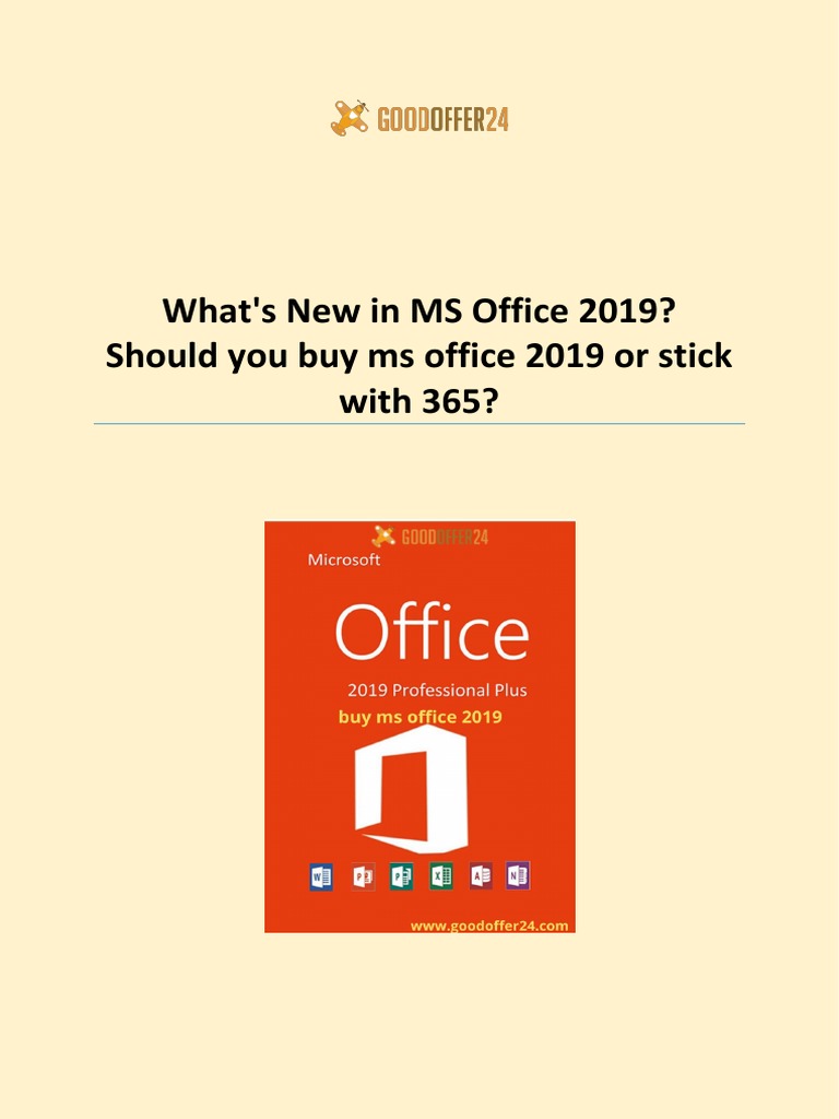 Overview of Microsoft Office 2019 Features | PDF | Business