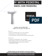 Lavamanos Pedestal Edesa PDF