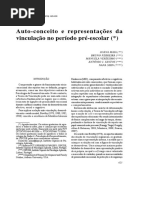 autoconceito e vinculação no pré-escolar
