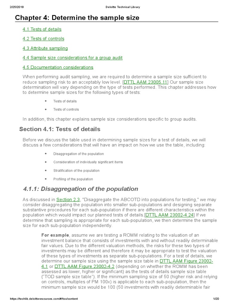 Determine The Sample Size PDF Stratified Sampling Sampling