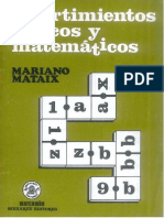 Mariano Mataix - Divertimentos lógicos y matemáticos.pdf