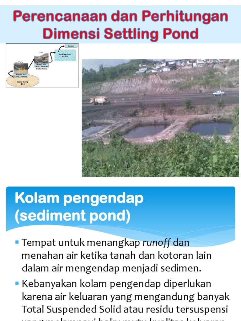 Bentuk Dan Dimensi Settling Pond1 PDF