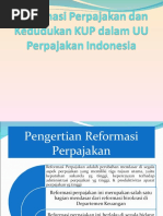 Download Reformasi Perpajakan KUL- I -2010 by Dani Syarif SN44201089 doc pdf