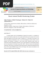 Smart Animal Health Monitoring System