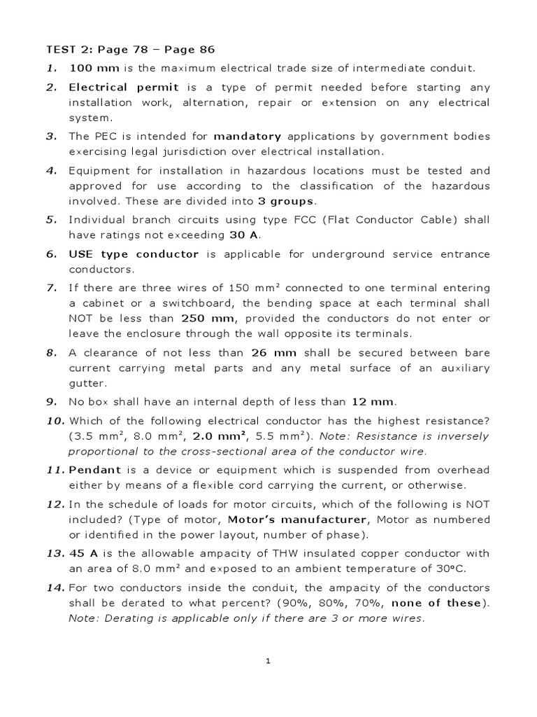 Electrical Installation Requirements and Standards Based on the
