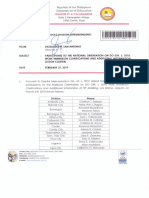 Regional Memorandum No. 137 s.2019