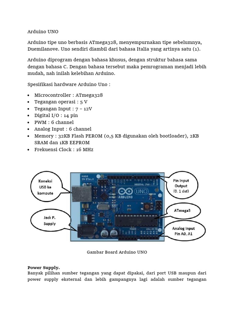 Pengenalan Arduino UNO | PDF
