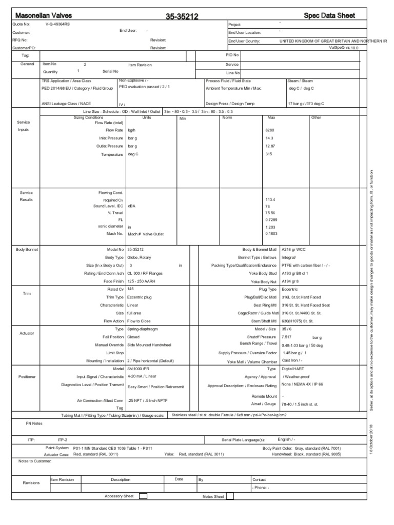 Steam Control Valve | PDF | Pipe (Fluid Conveyance) | Valve