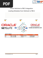 Oracle NetSuite To Oracle PBCS Integration