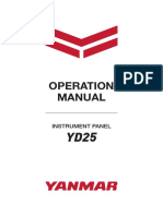 YANMAR-YD25 Operation Manual 164100-29010