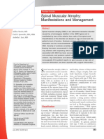 Spinal Muscular Atrophy Manifestations