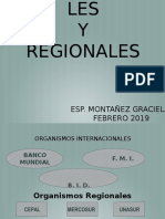2019 Organismos Internacionales y Regionales