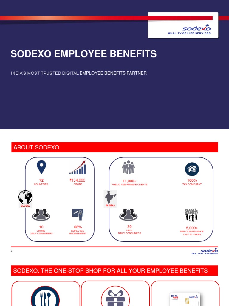 Sodexo Employee Benefits Overview | PDF | Employee Benefits | Services ...
