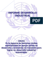 Informe Desarrollo Industrial ONUDI