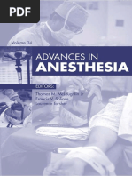 Advances in Anesthesia