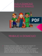 Trabajo a domicilio y jornada laboral en el código de trabajo