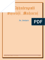 Chhatrapati Shivaji Maharaj An Analysis PDF