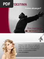 O ASSUNTO É... mudança na autoestima