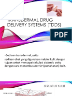 P14. Transdermal Drug Delivery Systems (TDDS)