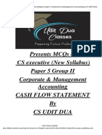 MCQ - Cash Flow Statements
