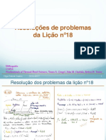 Resoluções de Problemas - Lição Nº18 PDF