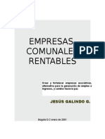 Las Empresas Comunales Rentables