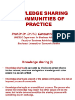 11 - KM - Knowledge Sharing & Communities of Practice