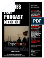 Esperanza Podcast Flyer