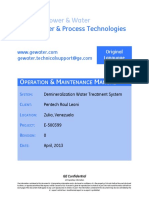 E-500399 Doc PKG Vol II - O&M Manual (Rev 0)