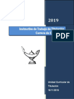 Instructivo de Trabajo de Titulacion Carrera de Enfermeria (Piloto) PDF