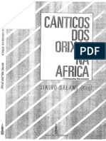 Cântigos Dos Orixás Na África